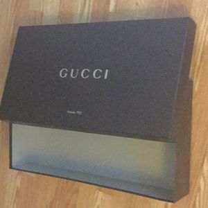 Authentic Gucci boots box